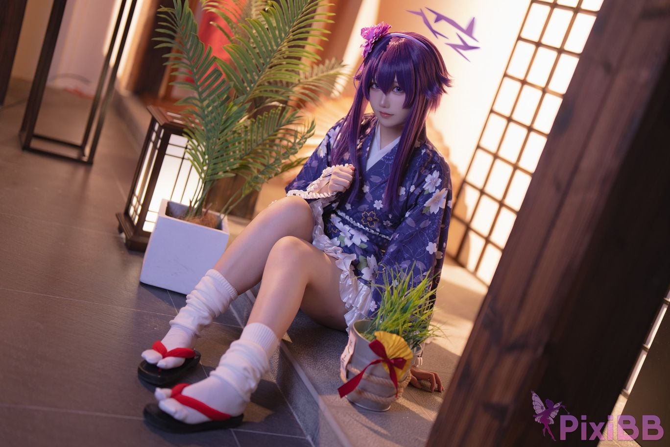 Cosplay Lunananya Blue Archive Igusa Haruka New Year PixiBB.COM 012