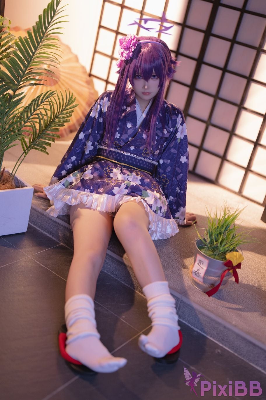 Cosplay Lunananya Blue Archive Igusa Haruka New Year PixiBB.COM 020