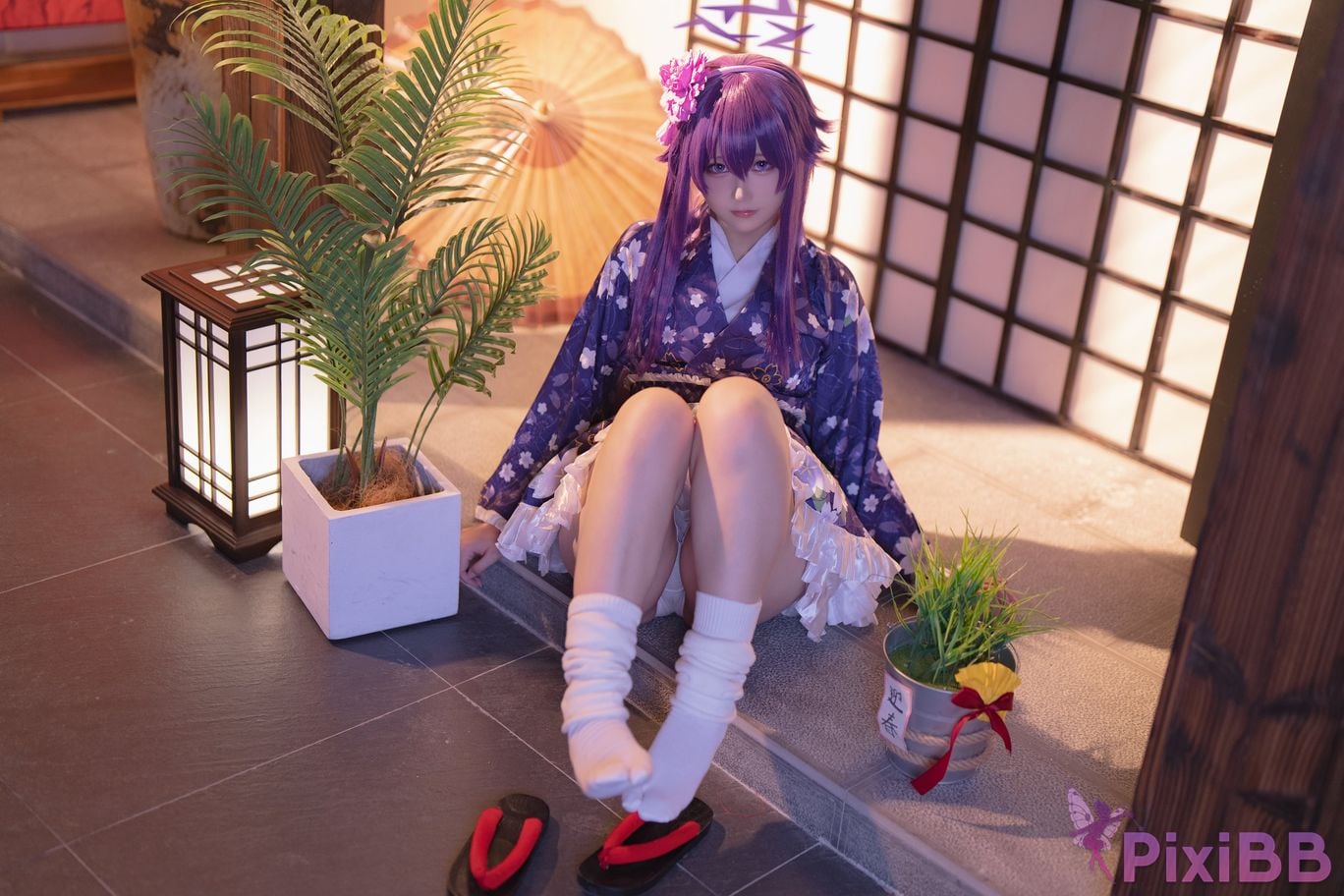 Cosplay Lunananya Blue Archive Igusa Haruka New Year PixiBB.COM 023