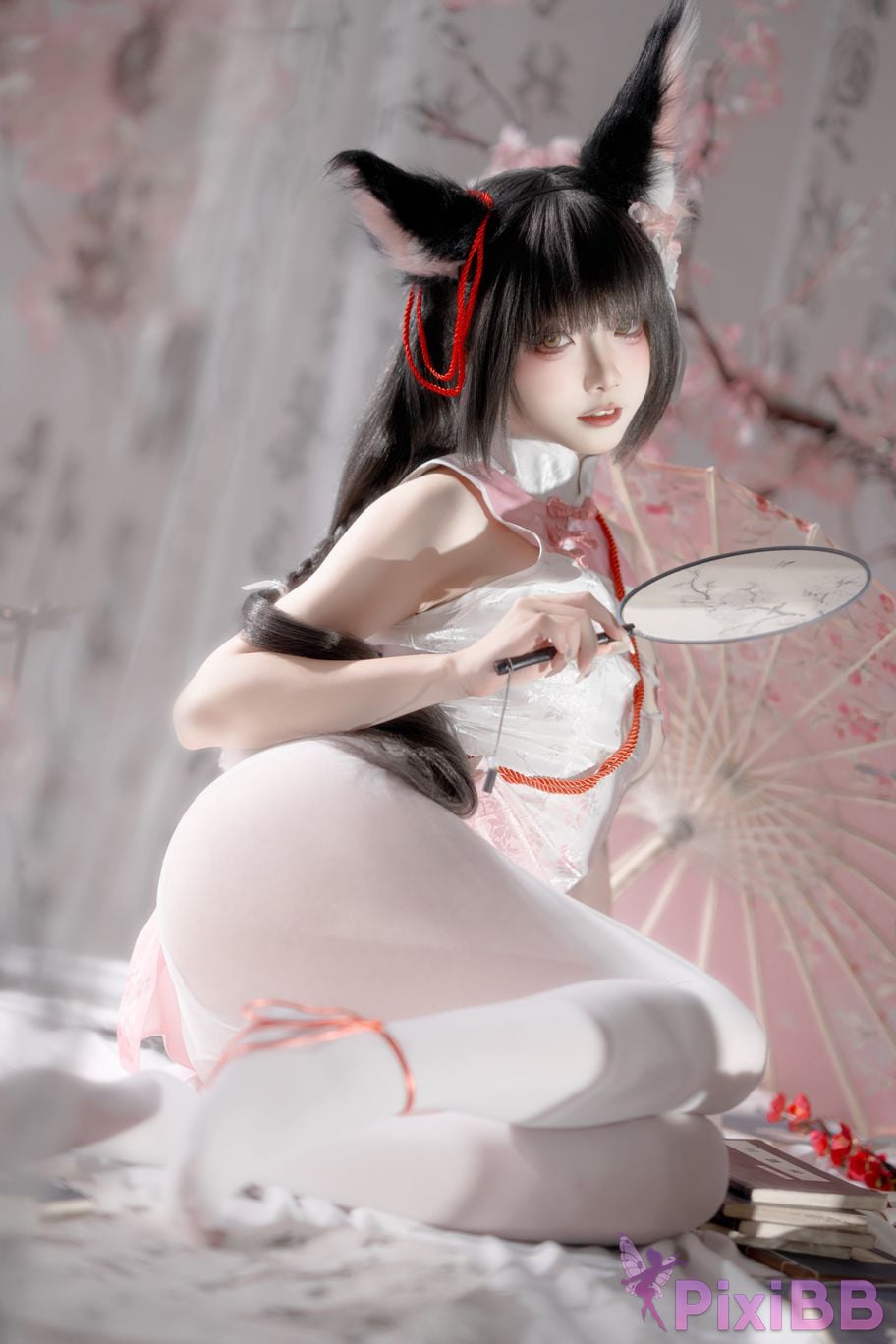 Cosplayer Zhiyue Etsu ko Nagato cheongsam PixiBB.COM 002