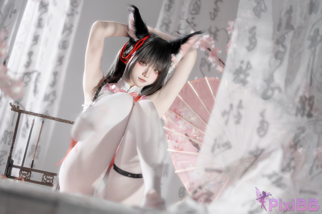 Cosplayer Zhiyue Etsu ko Nagato cheongsam PixiBB.COM 004
