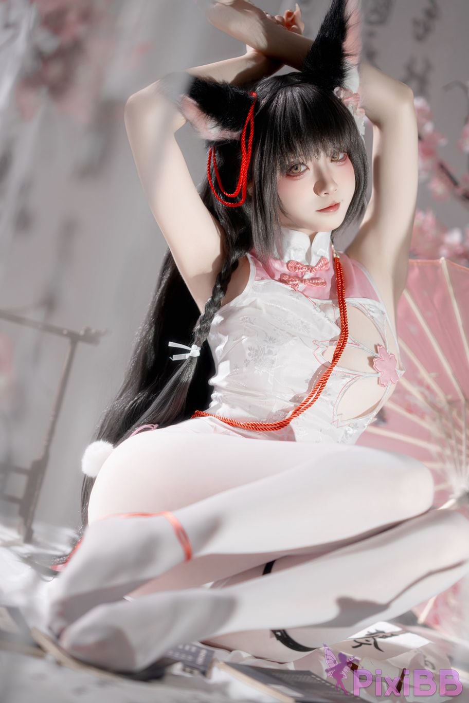 Cosplayer Zhiyue Etsu ko Nagato cheongsam PixiBB.COM 005