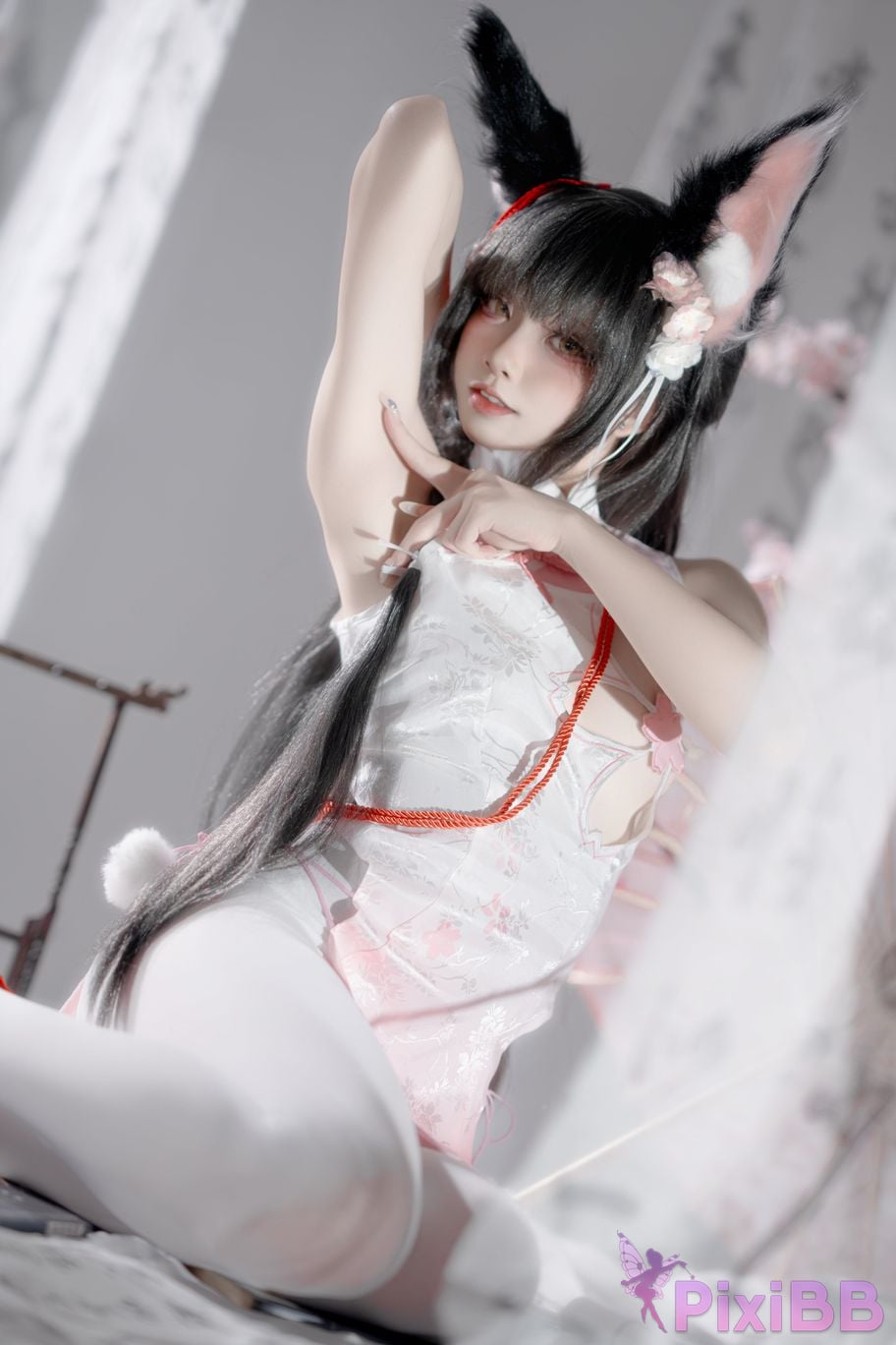 Cosplayer Zhiyue Etsu ko Nagato cheongsam PixiBB.COM 007