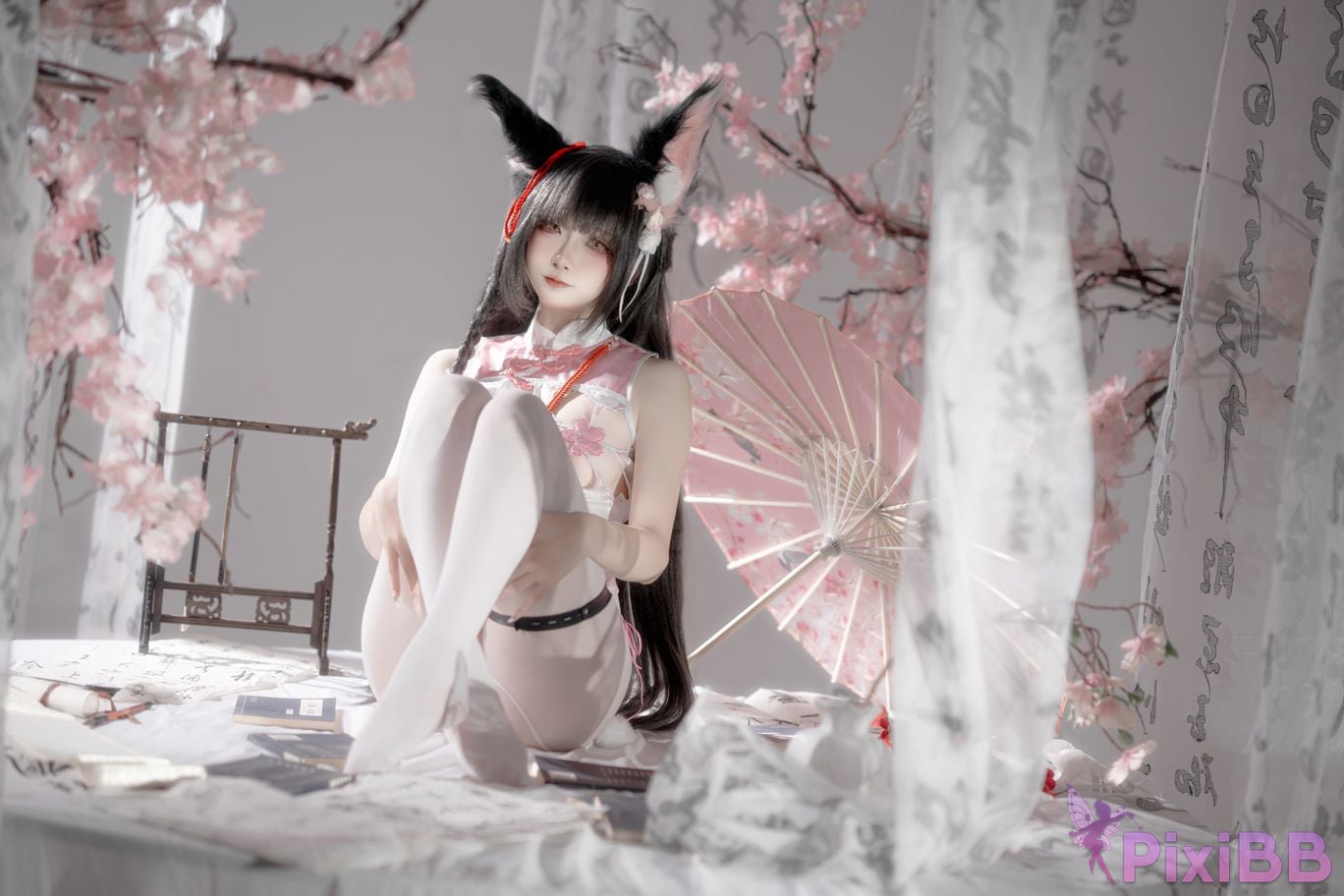 Cosplayer Zhiyue Etsu ko Nagato cheongsam PixiBB.COM 012