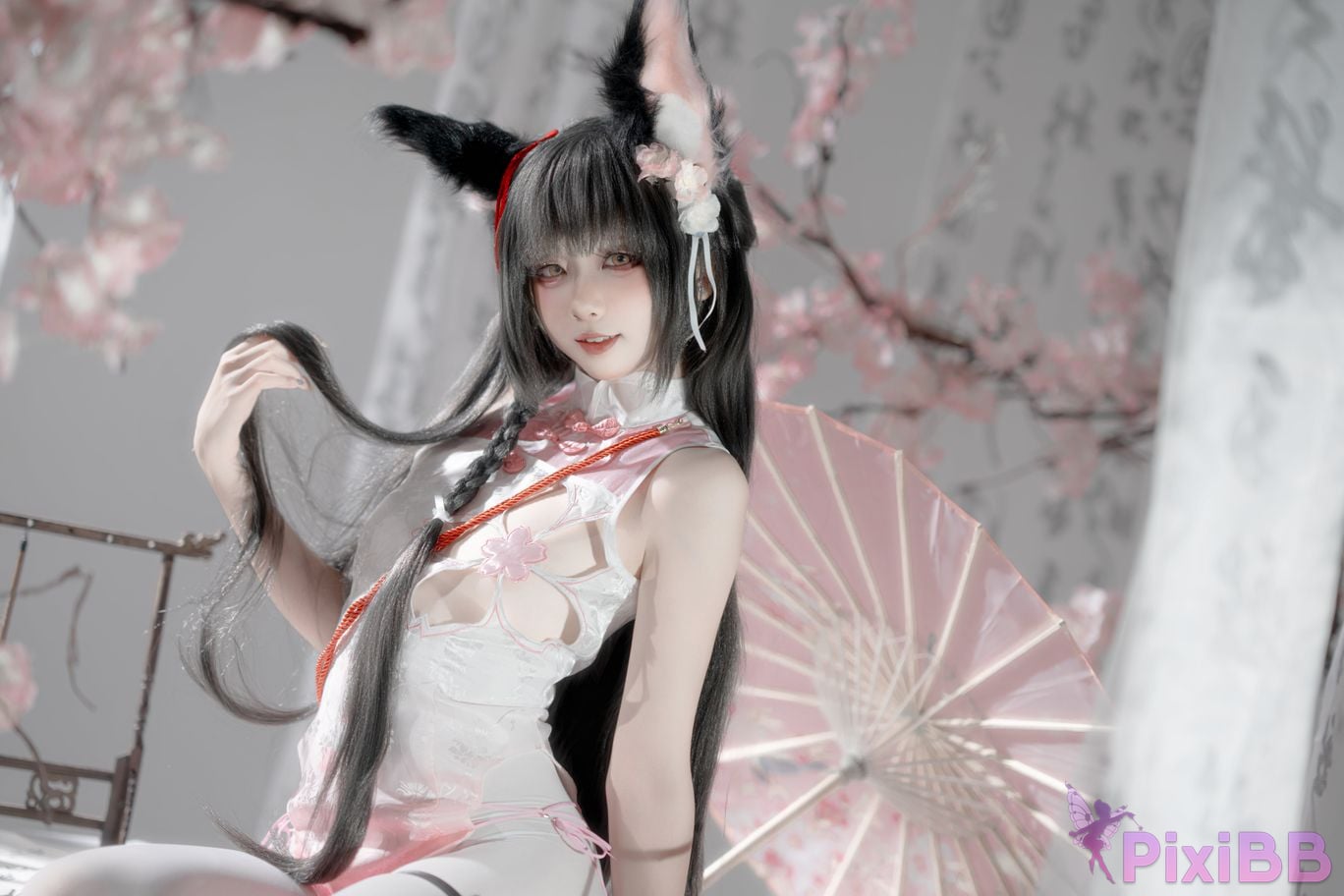 Cosplayer Zhiyue Etsu ko Nagato cheongsam PixiBB.COM 017