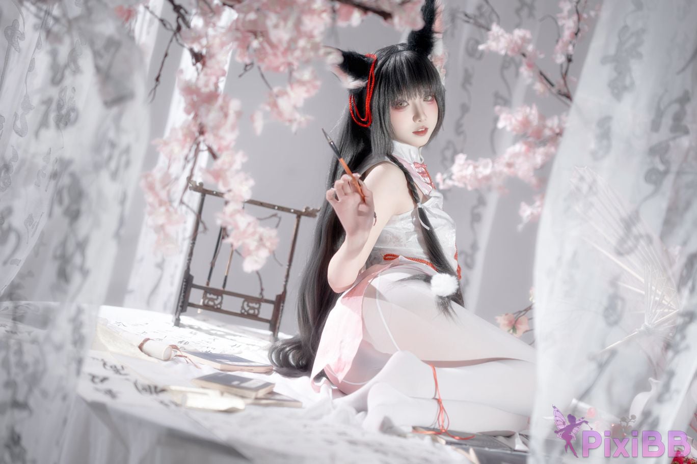 Cosplayer Zhiyue Etsu ko Nagato cheongsam PixiBB.COM 019
