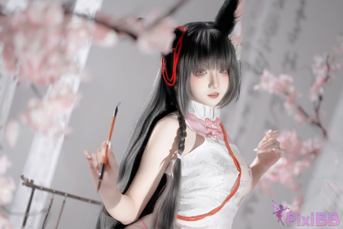 Cosplayer Zhiyue Etsu ko Nagato cheongsam PixiBB.COM 024