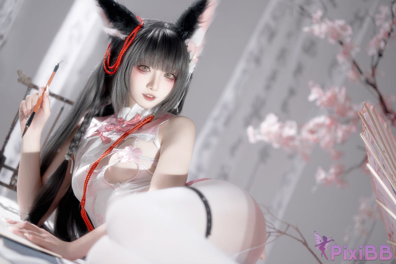 Cosplayer Zhiyue Etsu ko Nagato cheongsam PixiBB.COM 028