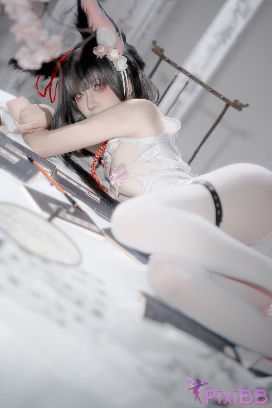 Cosplayer Zhiyue Etsu ko Nagato cheongsam PixiBB.COM 030