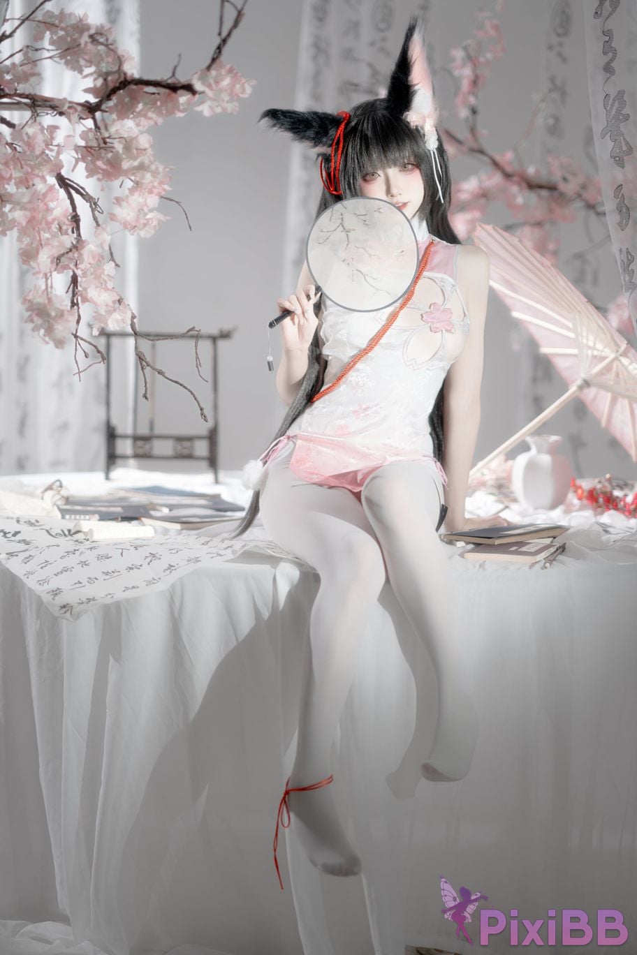 Cosplayer Zhiyue Etsu ko Nagato cheongsam PixiBB.COM 033