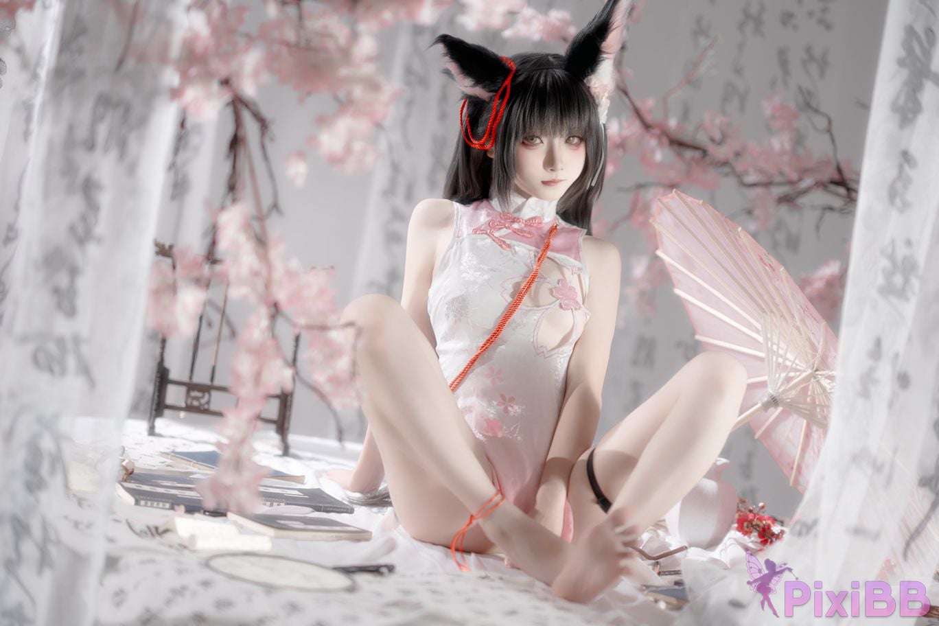 Cosplayer Zhiyue Etsu ko Nagato cheongsam PixiBB.COM 034
