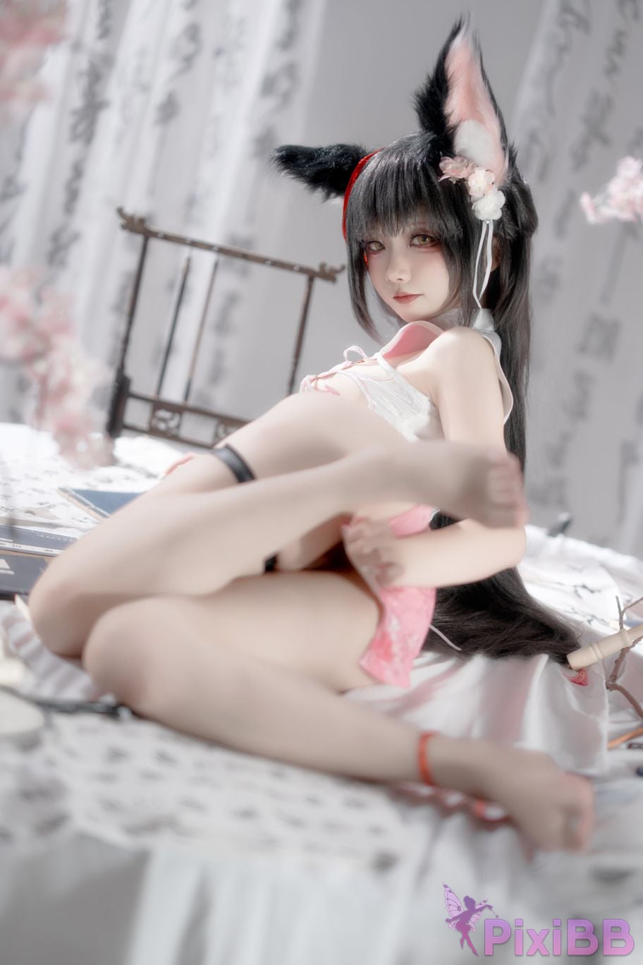 Cosplayer Zhiyue Etsu ko Nagato cheongsam PixiBB.COM 036