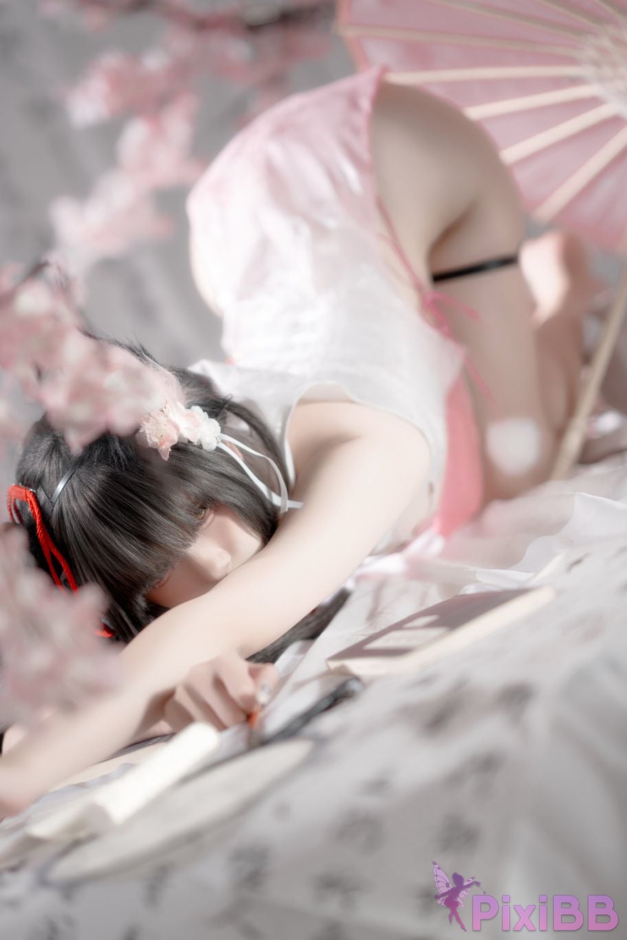 Cosplayer Zhiyue Etsu ko Nagato cheongsam PixiBB.COM 039