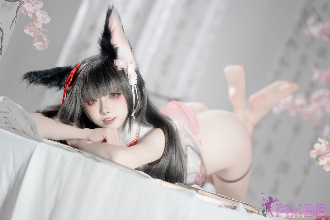Cosplayer Zhiyue Etsu ko Nagato cheongsam PixiBB.COM 044