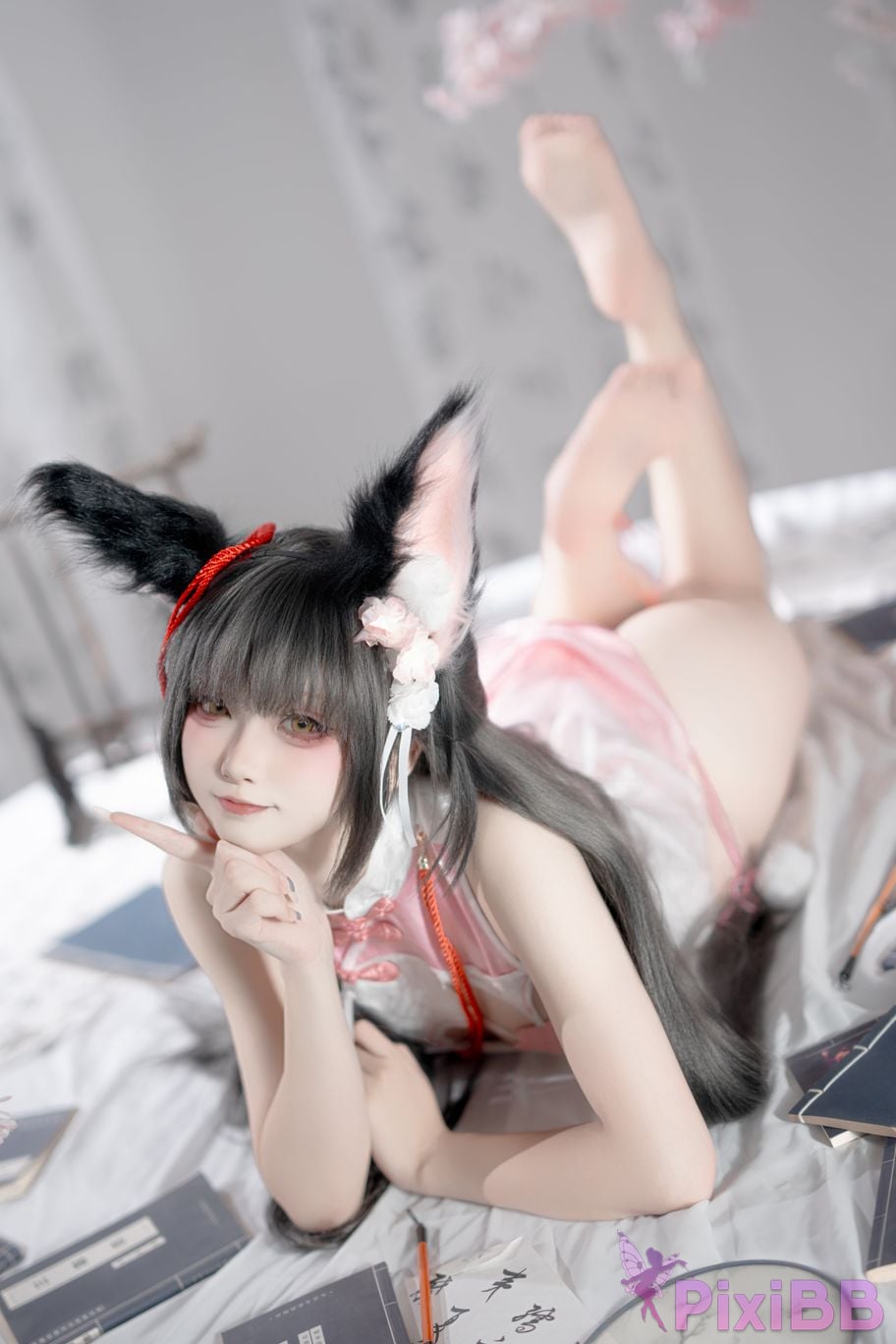 Cosplayer Zhiyue Etsu ko Nagato cheongsam PixiBB.COM 045