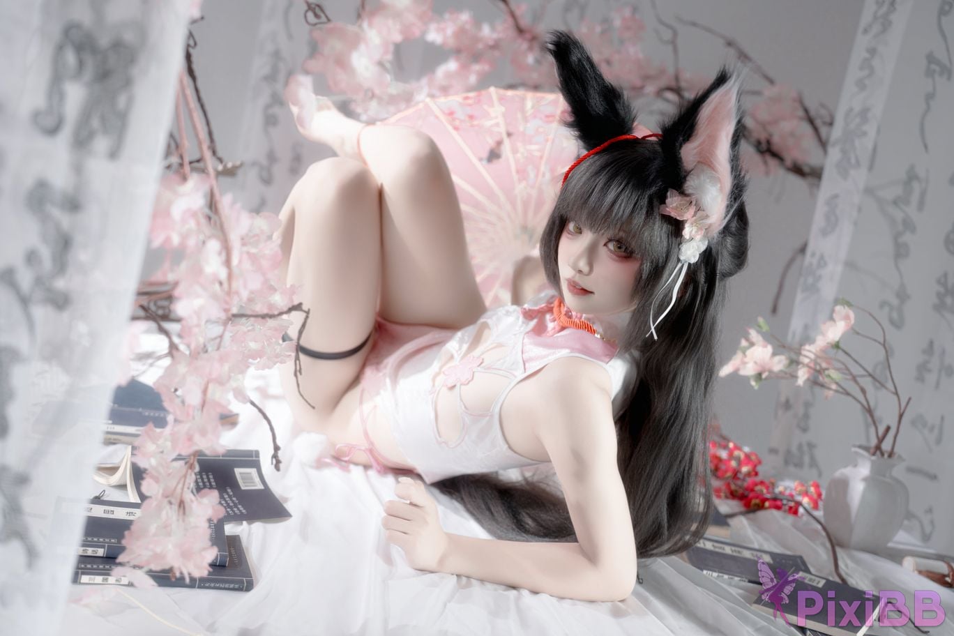 Cosplayer Zhiyue Etsu ko Nagato cheongsam PixiBB.COM 051