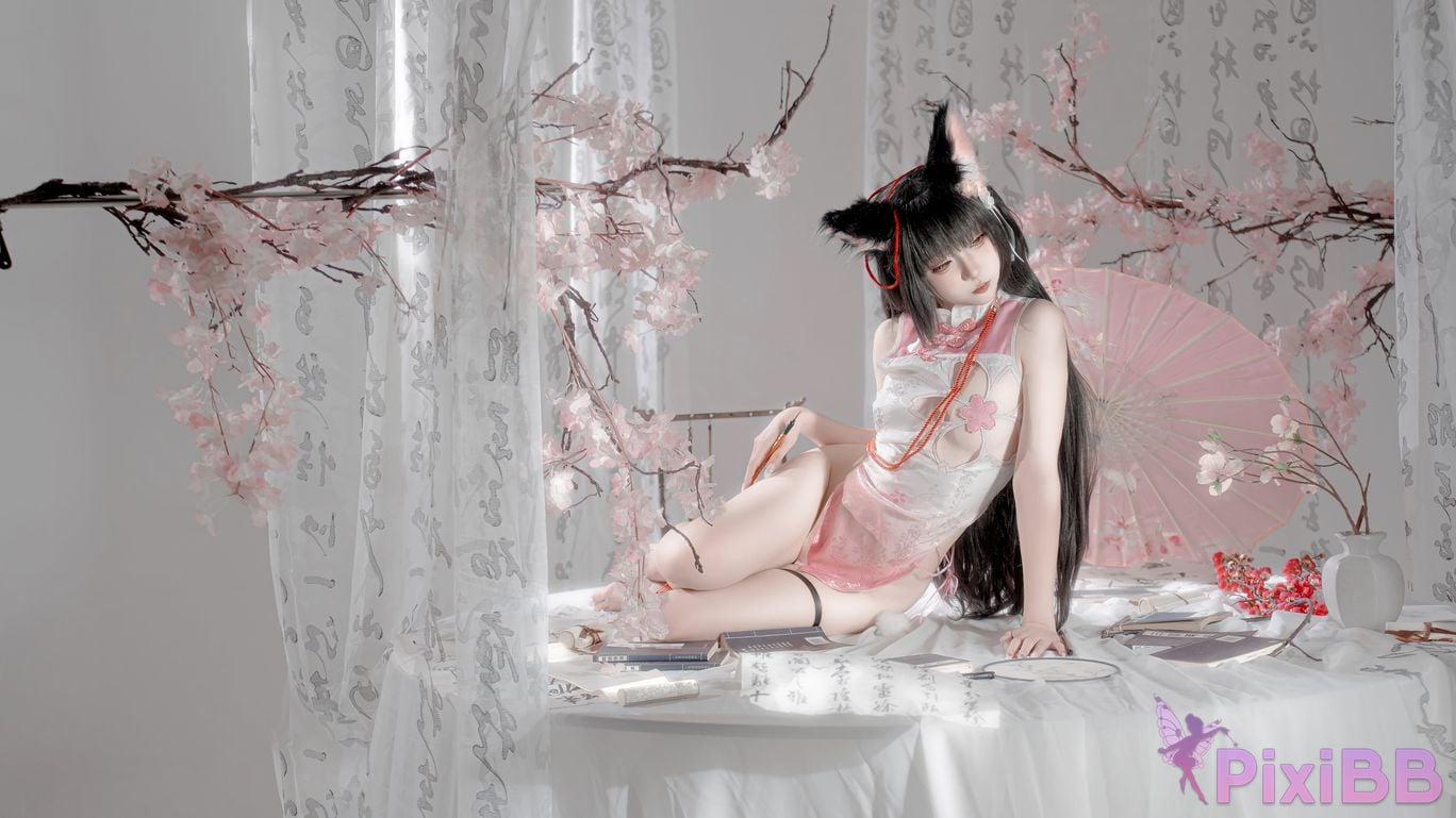 Cosplayer Zhiyue Etsu ko Nagato cheongsam PixiBB.COM 052