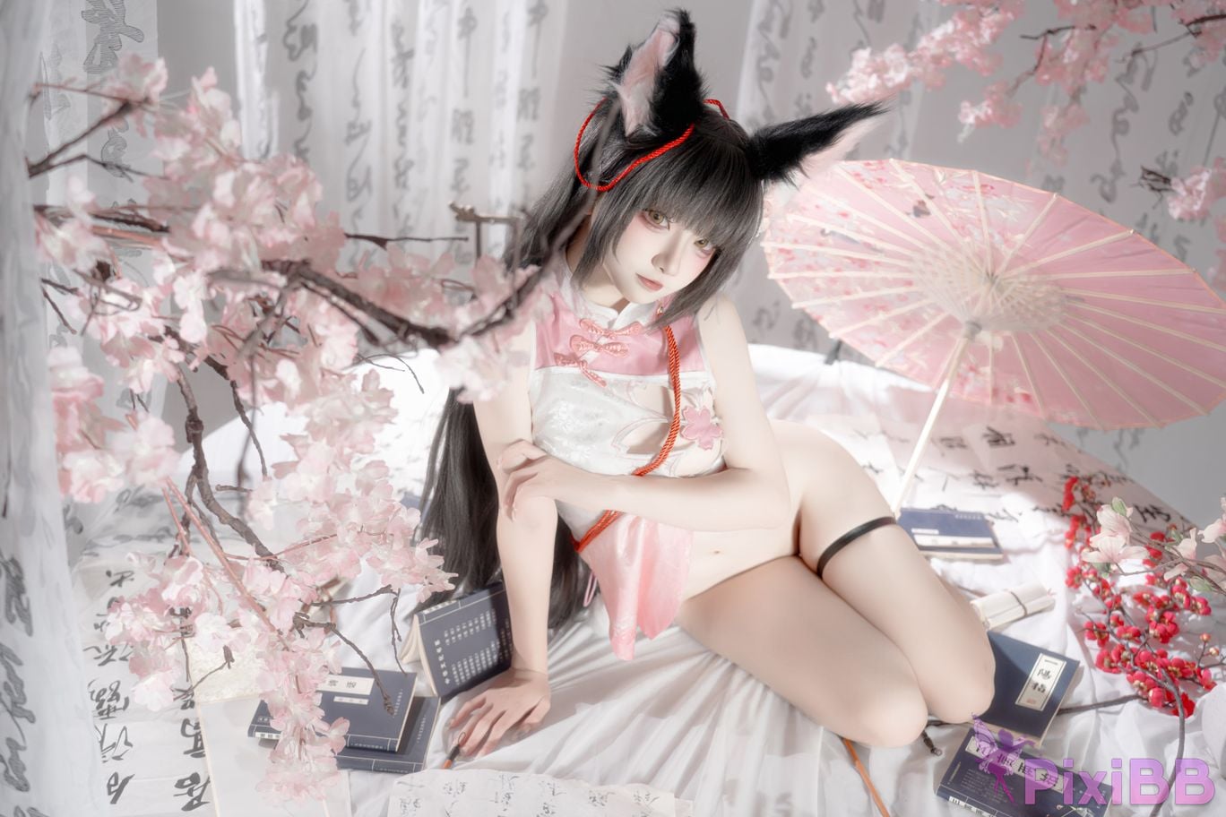 Cosplayer Zhiyue Etsu ko Nagato cheongsam PixiBB.COM 054