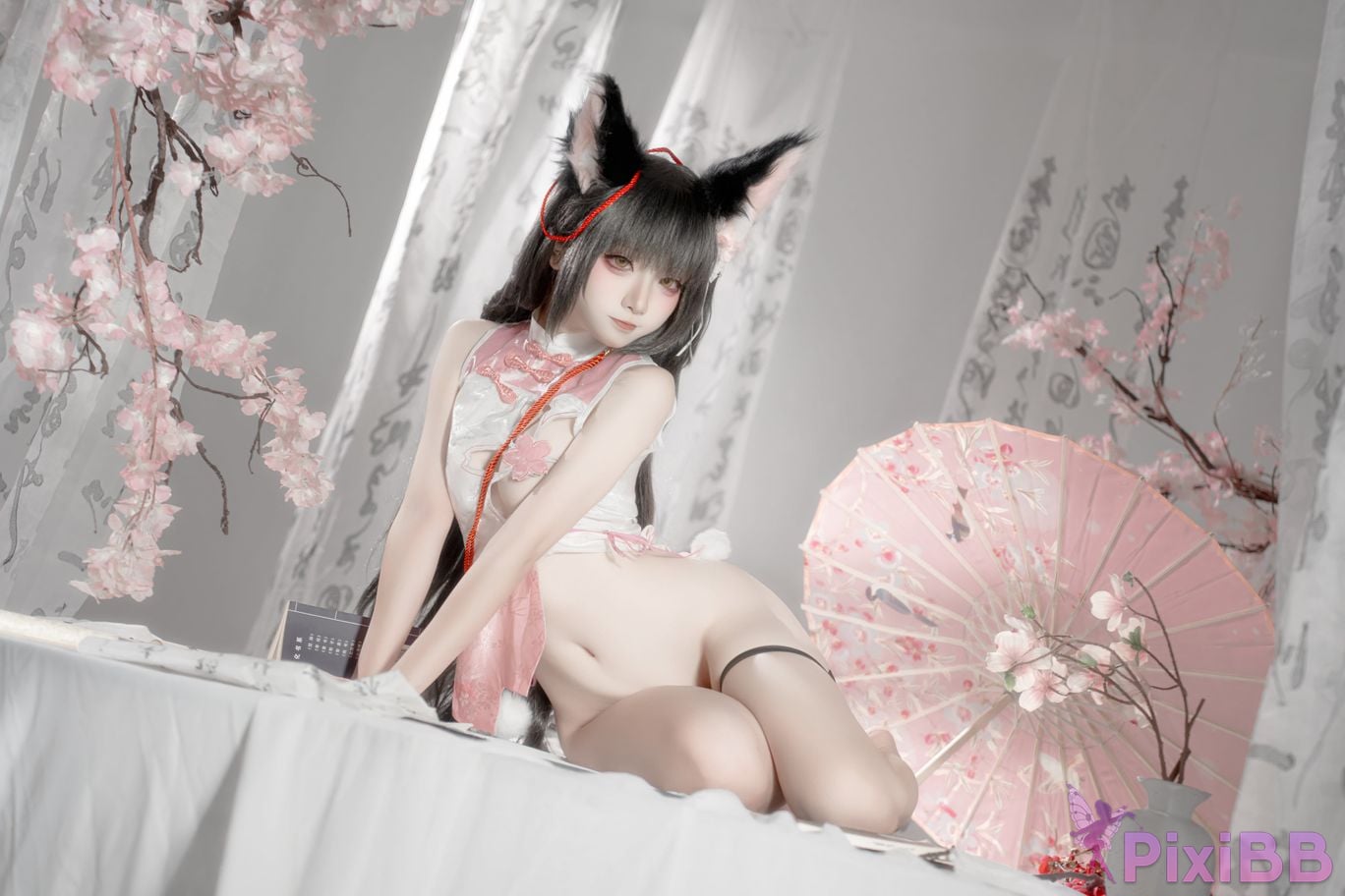 Cosplayer Zhiyue Etsu ko Nagato cheongsam PixiBB.COM 056