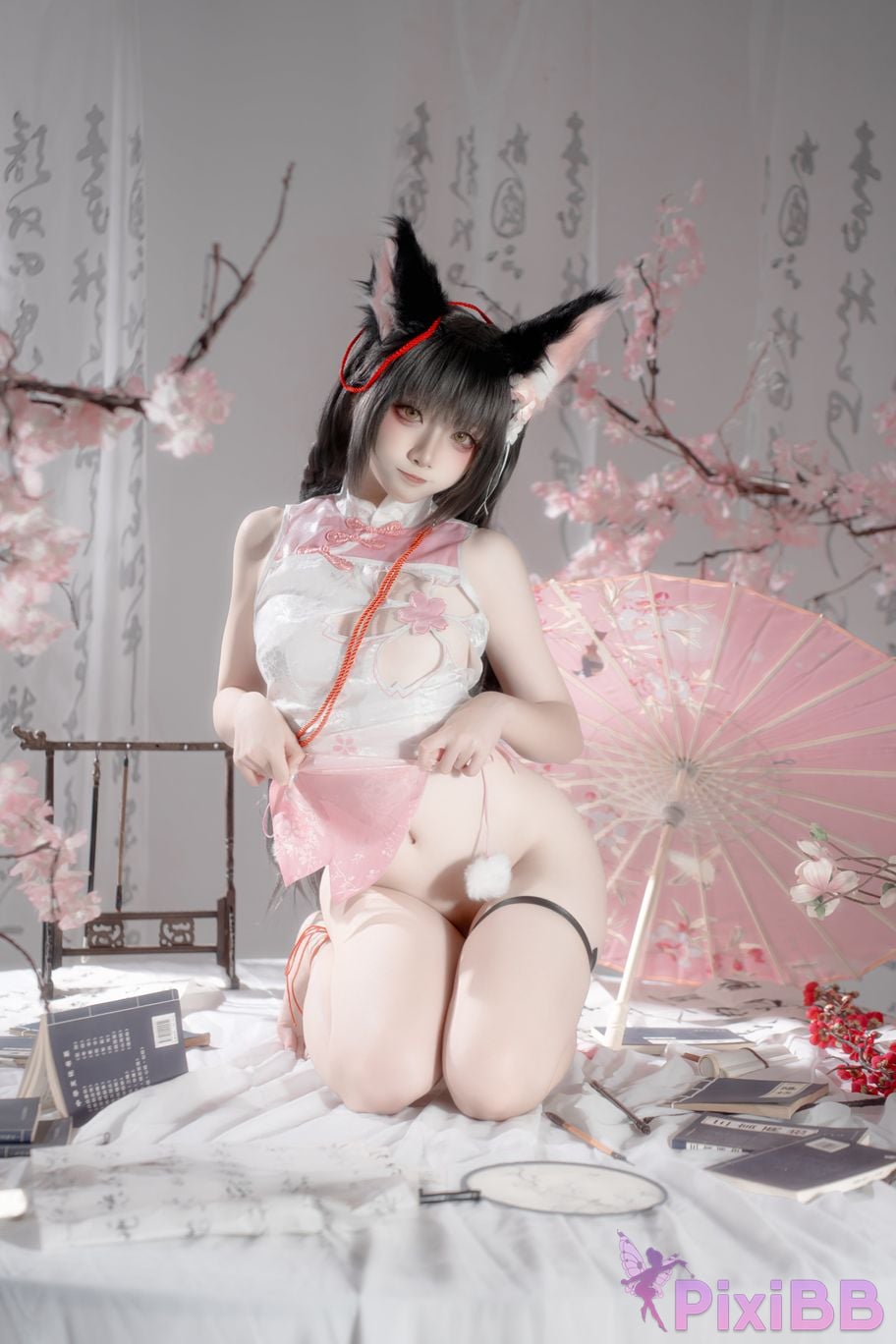 Cosplayer Zhiyue Etsu ko Nagato cheongsam PixiBB.COM 057