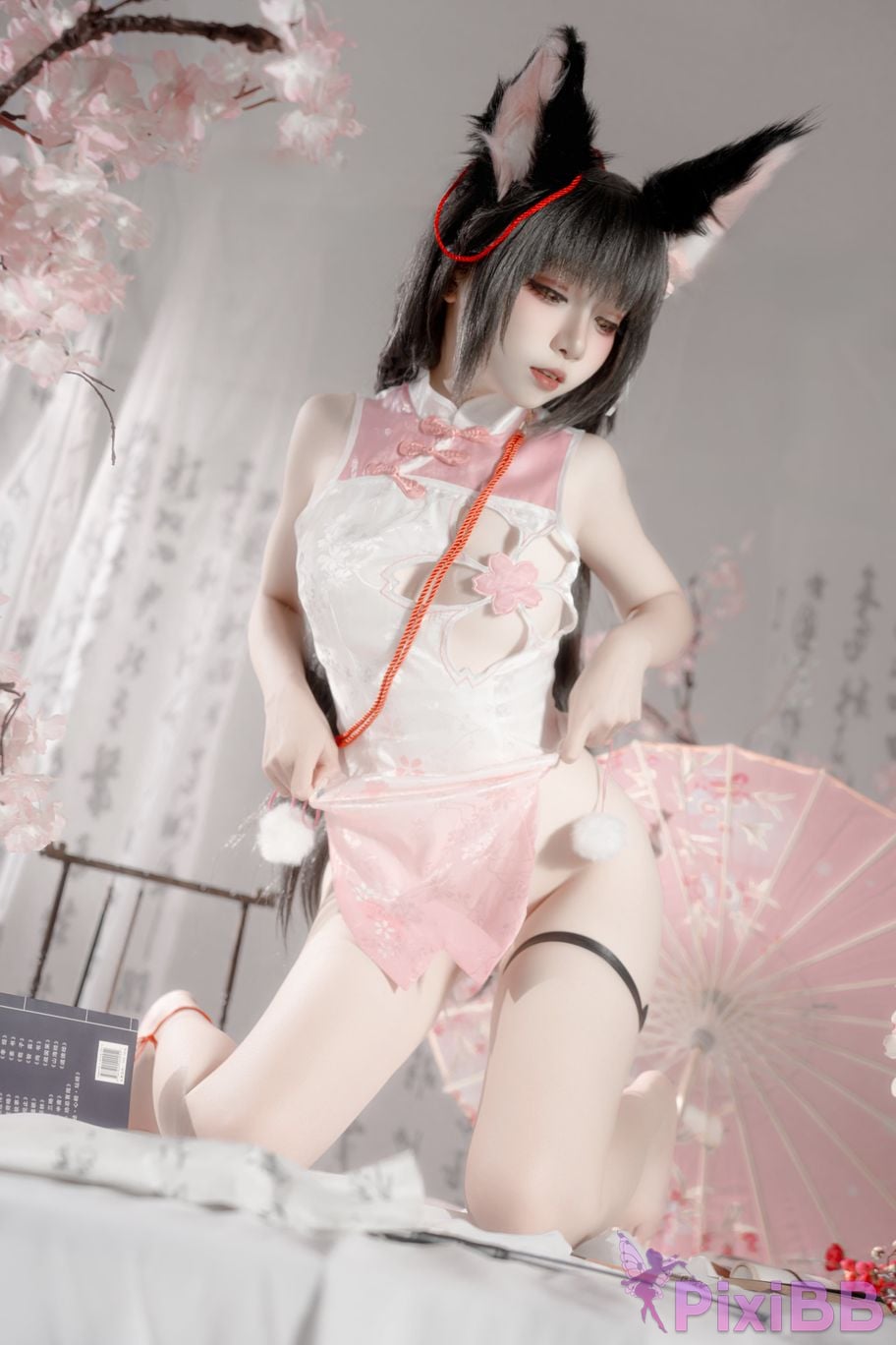 Cosplayer Zhiyue Etsu ko Nagato cheongsam PixiBB.COM 058