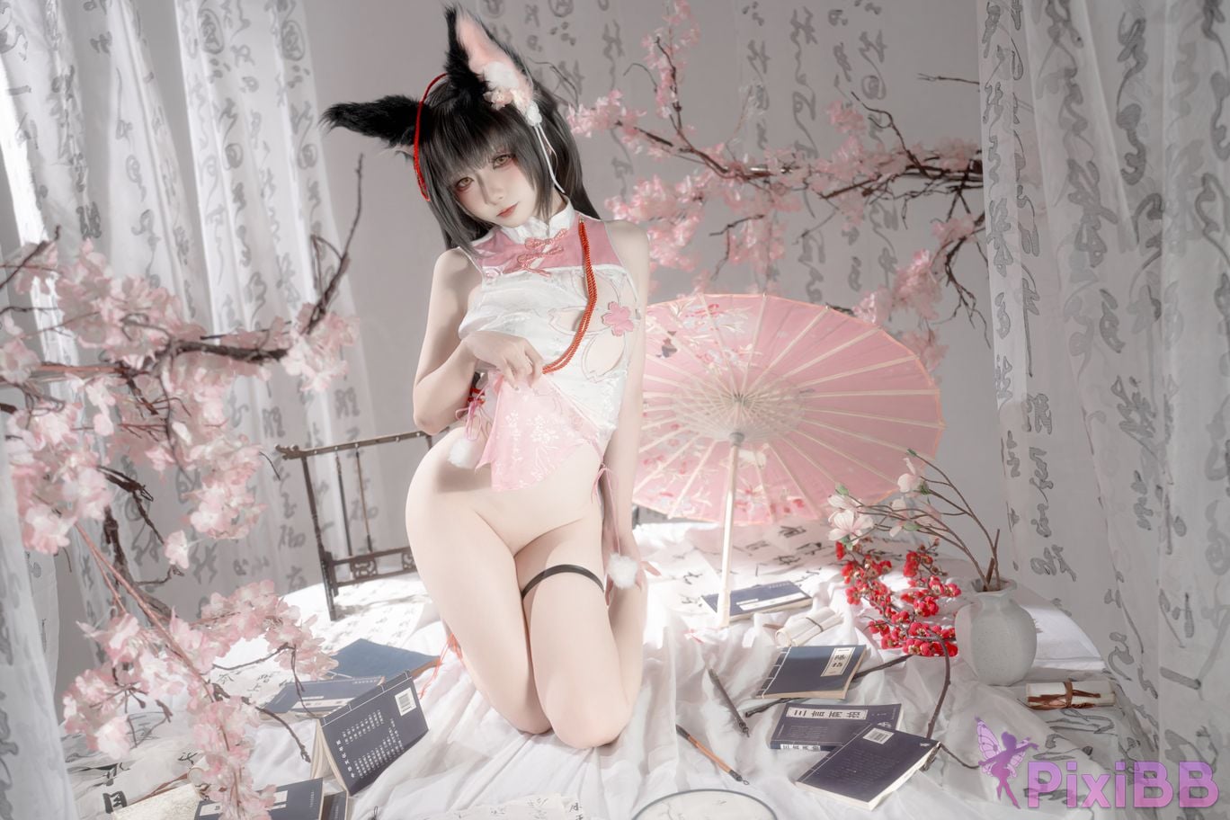 Cosplayer Zhiyue Etsu ko Nagato cheongsam PixiBB.COM 059