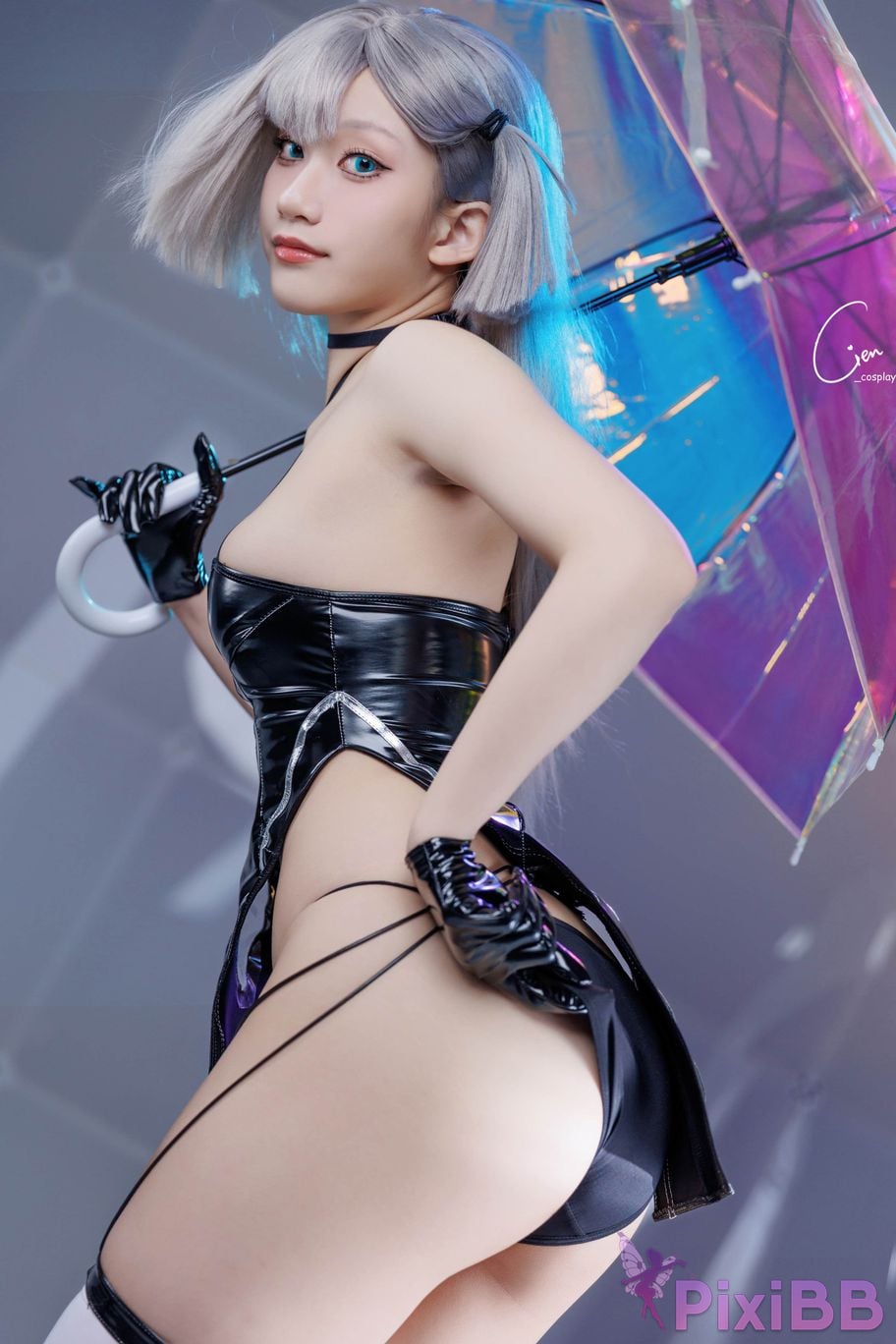 Cosplayer Cien eh azur lane Xianghe Racing Suit PixiBB.COM 003