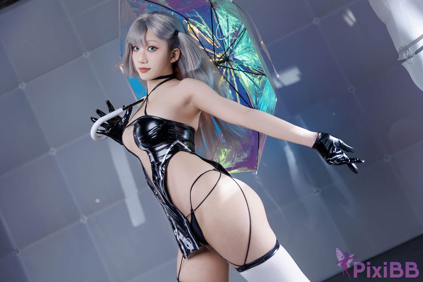 Cosplayer Cien eh azur lane Xianghe Racing Suit PixiBB.COM 035