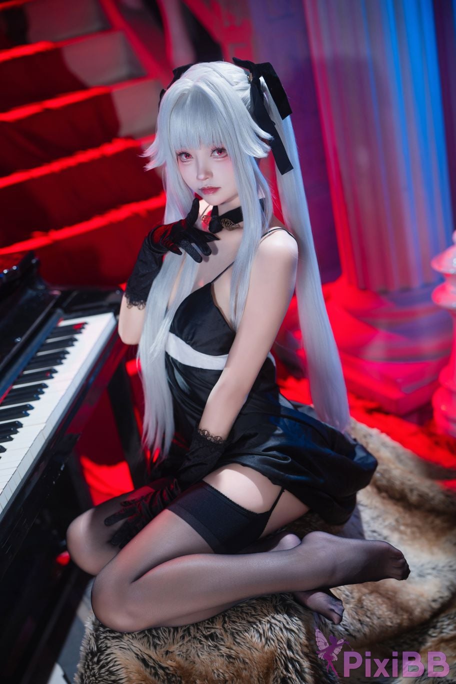 Cosplayer Big roll small Beautiful Girl Wanhua Mirror dress PixiBB.COM 011