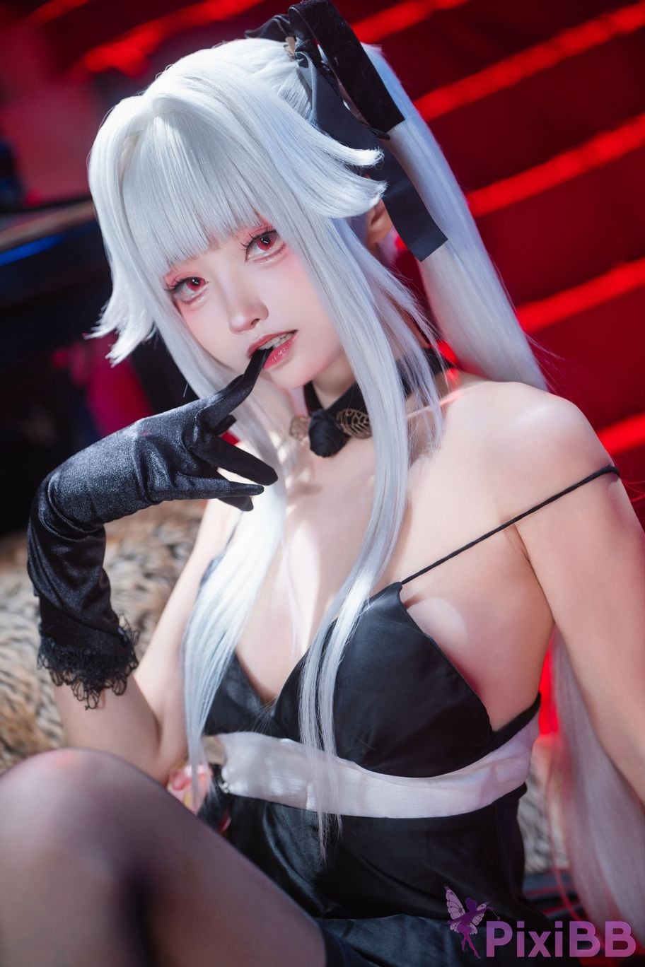 Cosplayer Big roll small Beautiful Girl Wanhua Mirror dress PixiBB.COM 022
