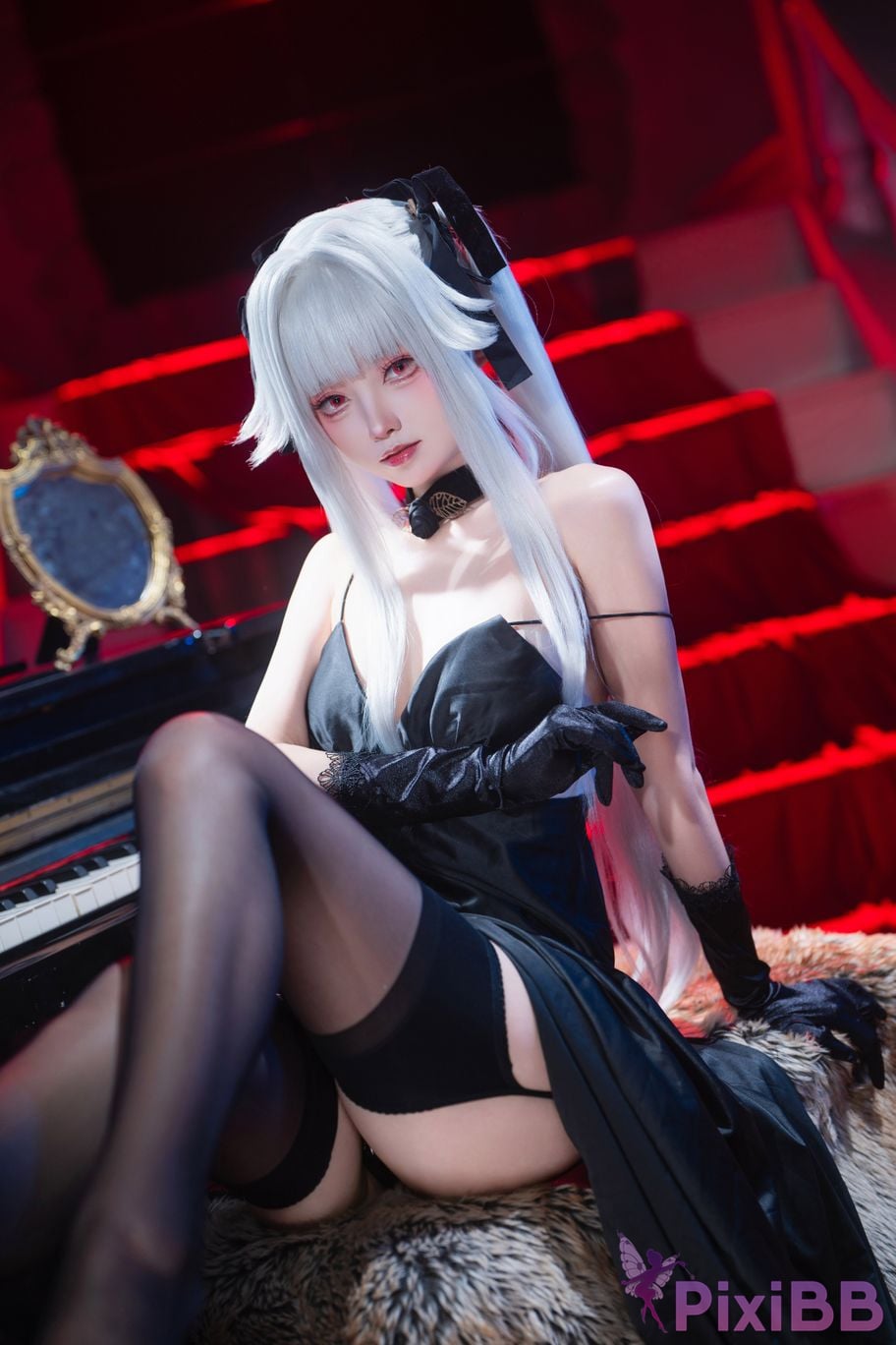 Cosplayer Big roll small Beautiful Girl Wanhua Mirror dress PixiBB.COM 028