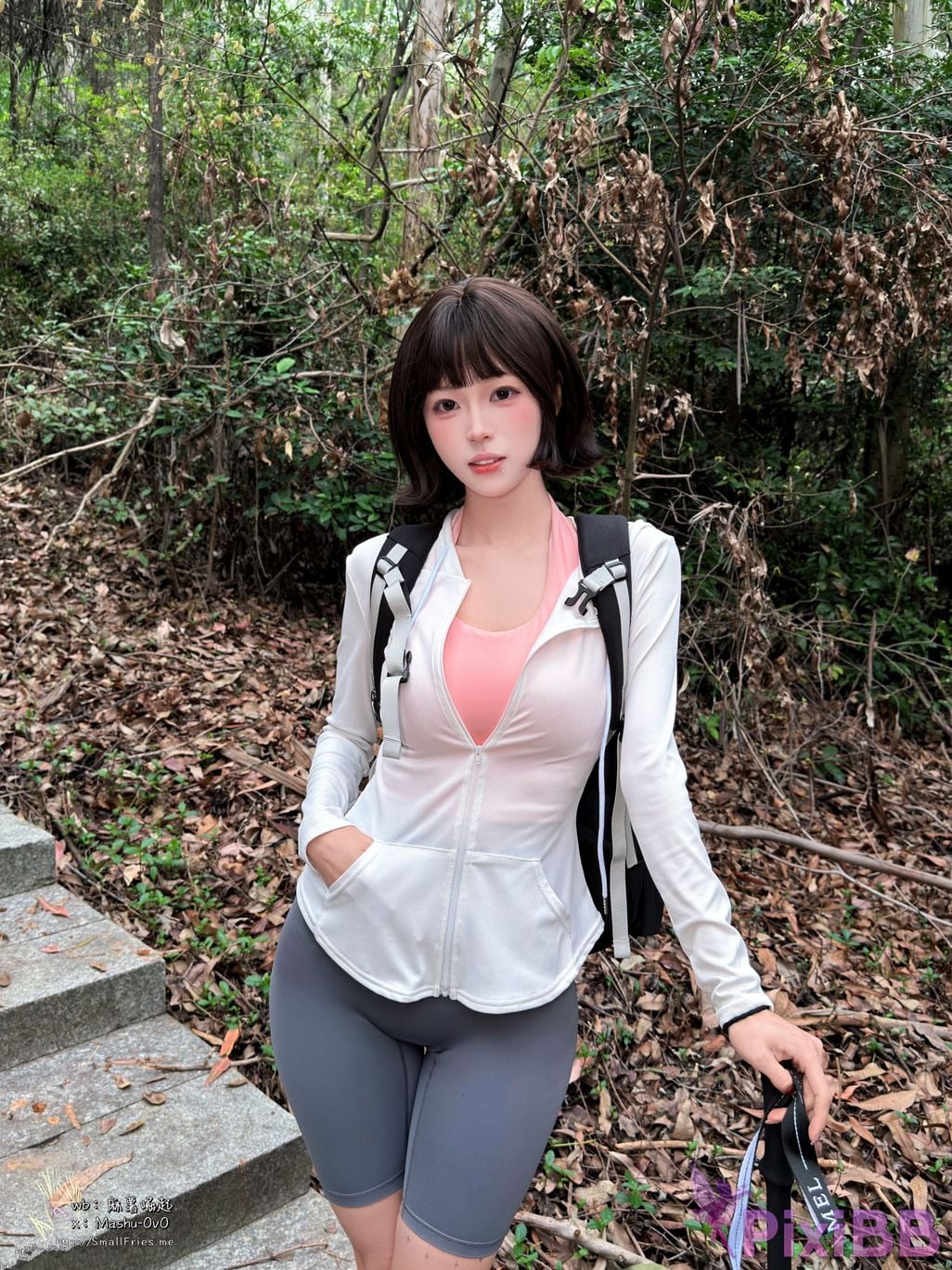 Cosplayer Mochi is delicious Girlfriends Mountaineering Diary PixiBB.COM 005