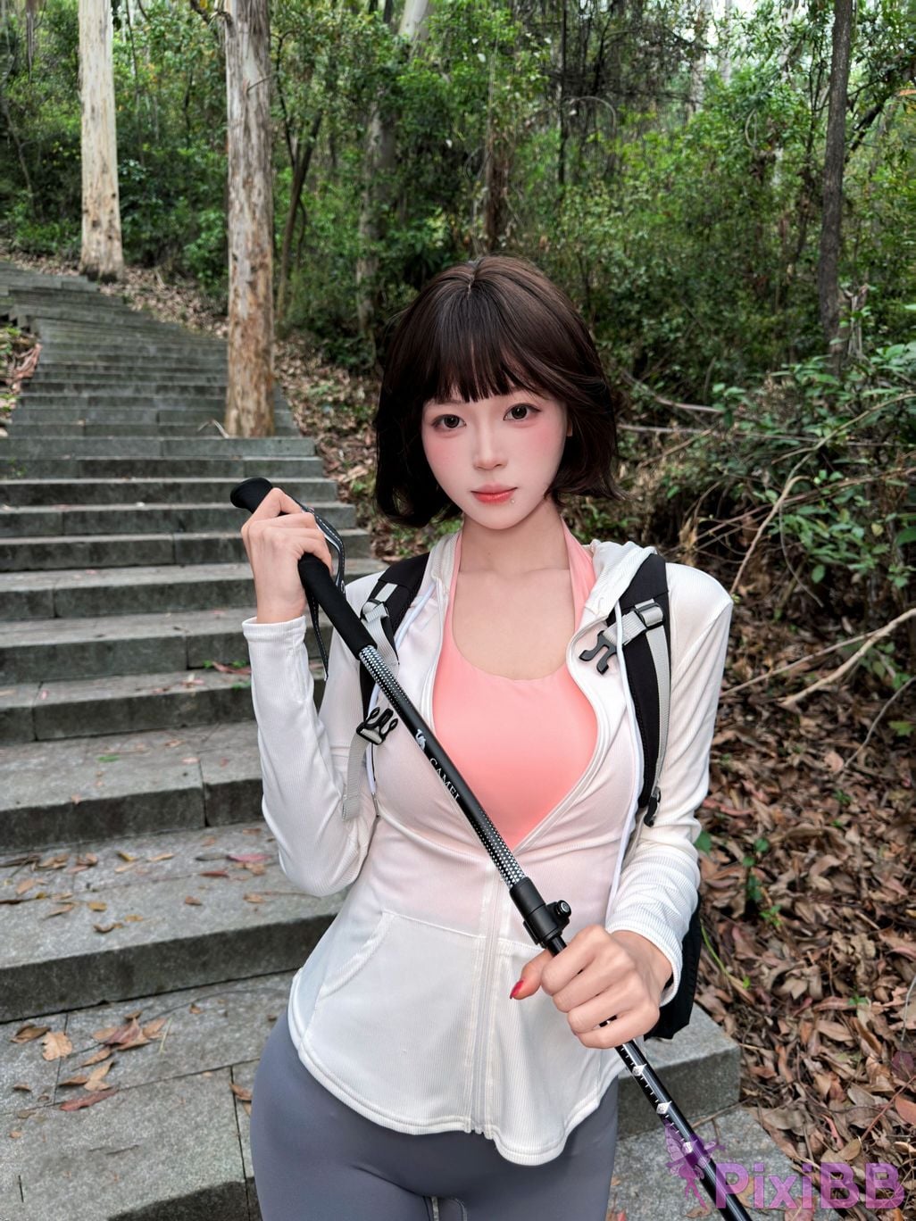 Cosplayer Mochi is delicious Girlfriends Mountaineering Diary PixiBB.COM 010