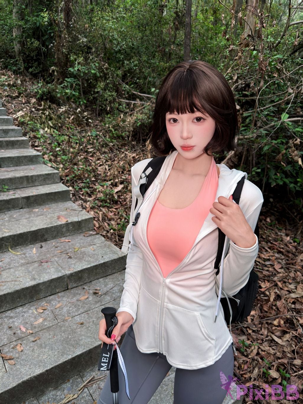 Cosplayer Mochi is delicious Girlfriends Mountaineering Diary PixiBB.COM 011
