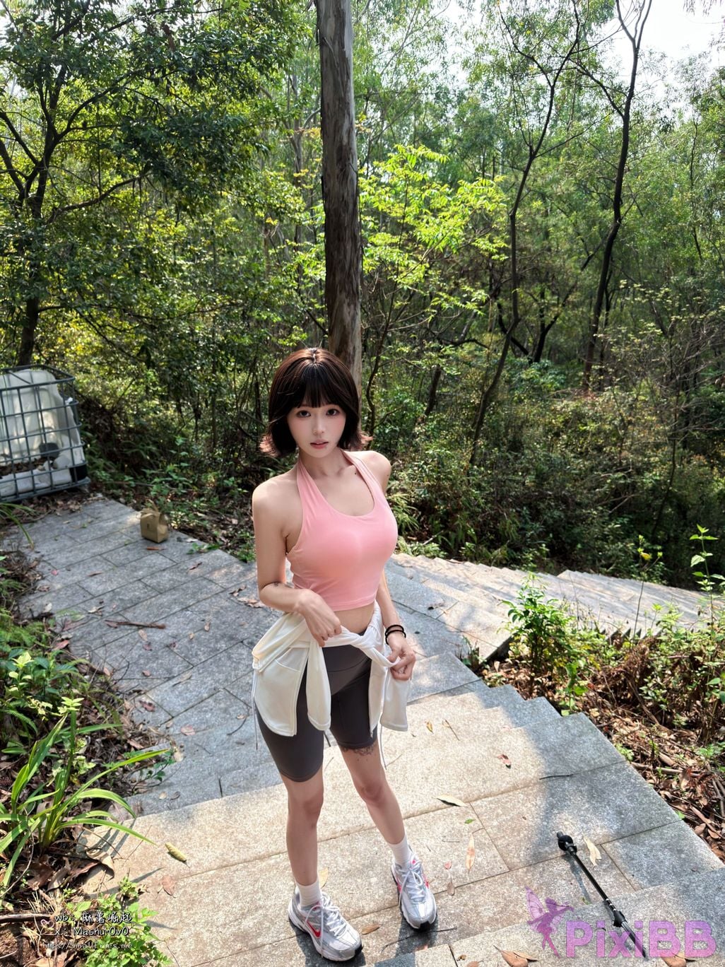 Cosplayer Mochi is delicious Girlfriends Mountaineering Diary PixiBB.COM 044
