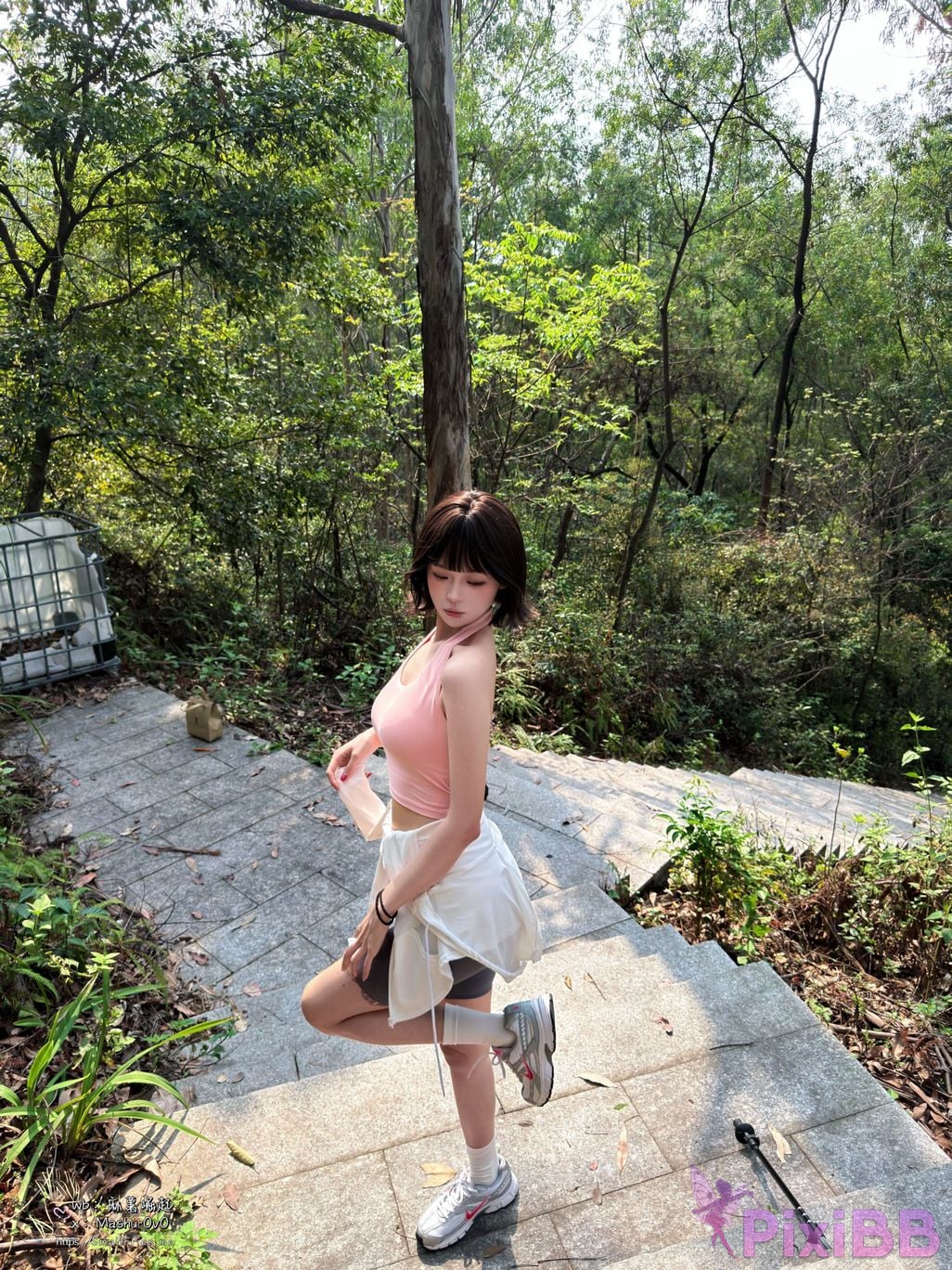 Cosplayer Mochi is delicious Girlfriends Mountaineering Diary PixiBB.COM 046