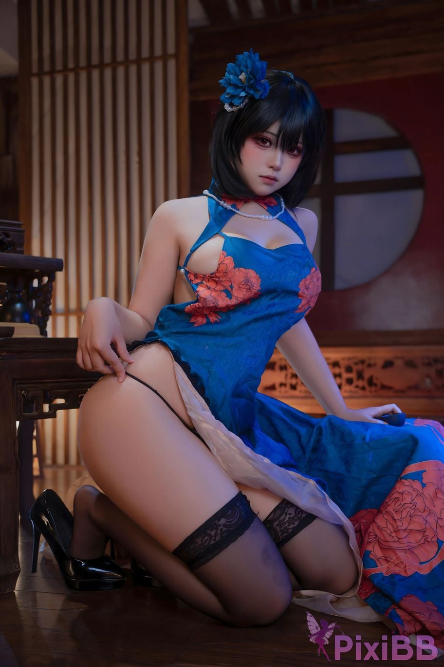 Cosplayer qin kuai Jianwu cheongsam PixiBB.COM 008