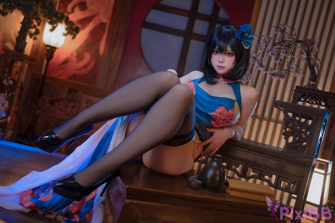 Cosplayer qin kuai Jianwu cheongsam PixiBB.COM 010