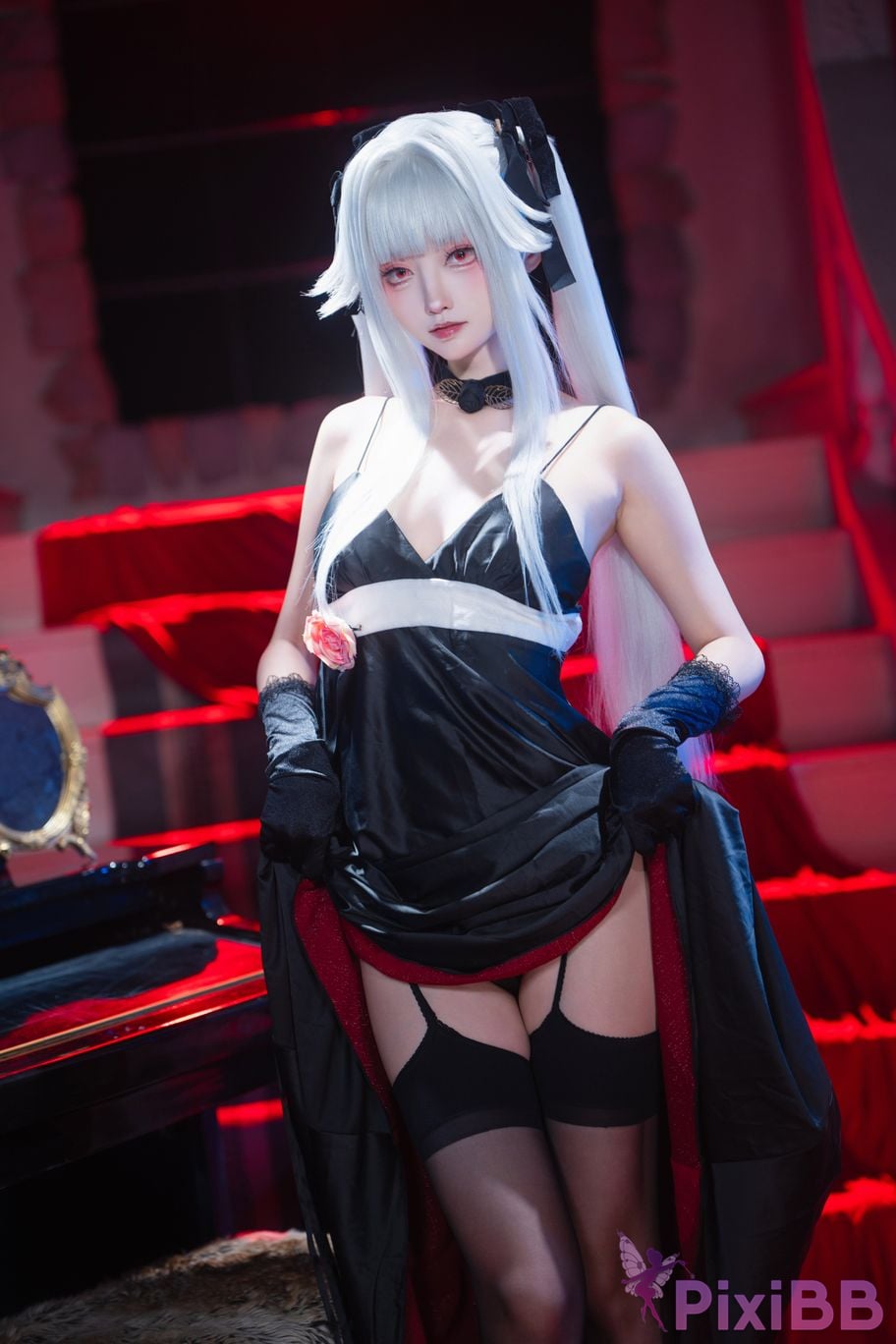Cosplayer Big roll small Beautiful Girl Wanhua Mirror Bons Mist Branch Dress PixiBB.COM 015