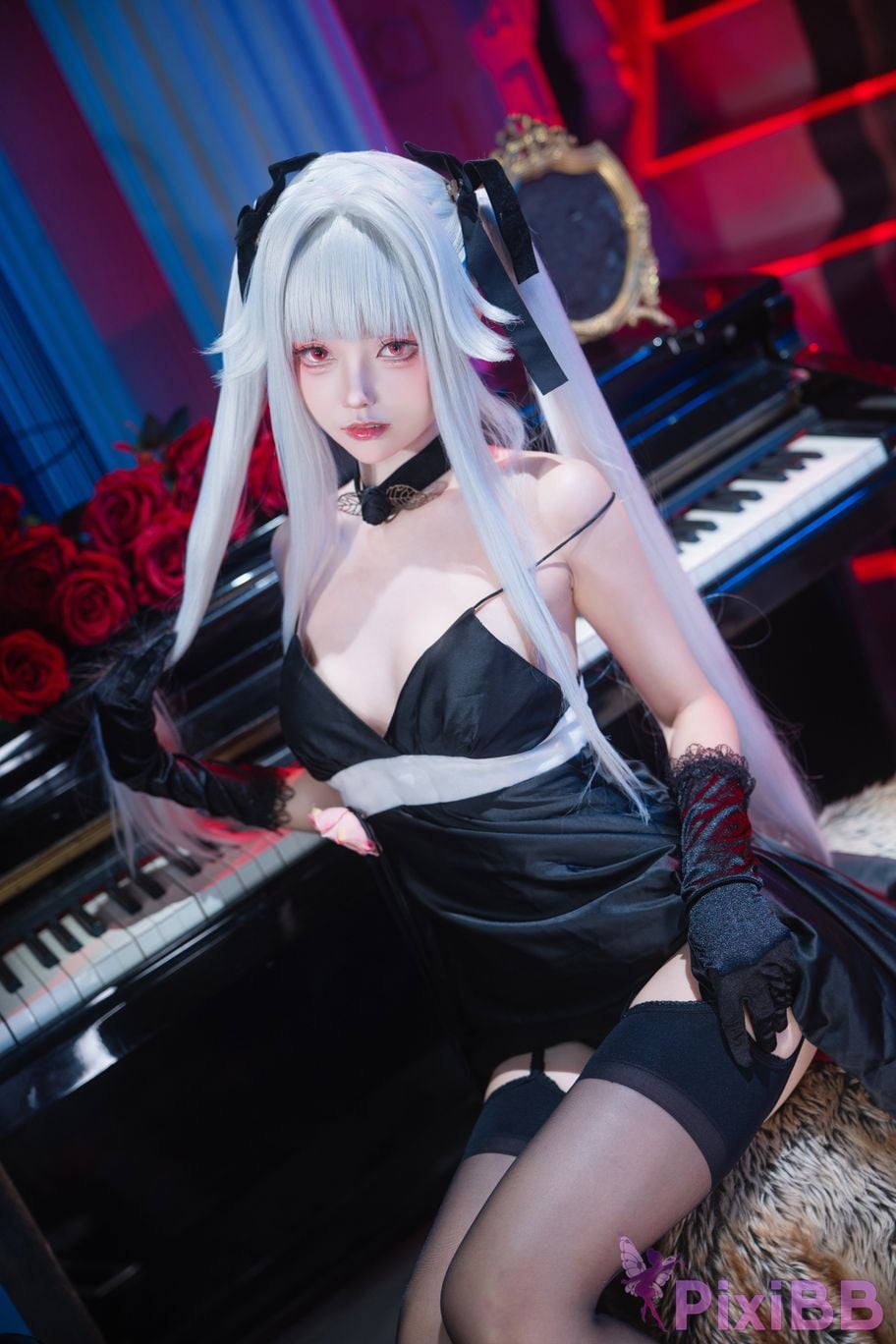 Cosplayer Big roll small Beautiful Girl Wanhua Mirror Bons Mist Branch Dress PixiBB.COM 026