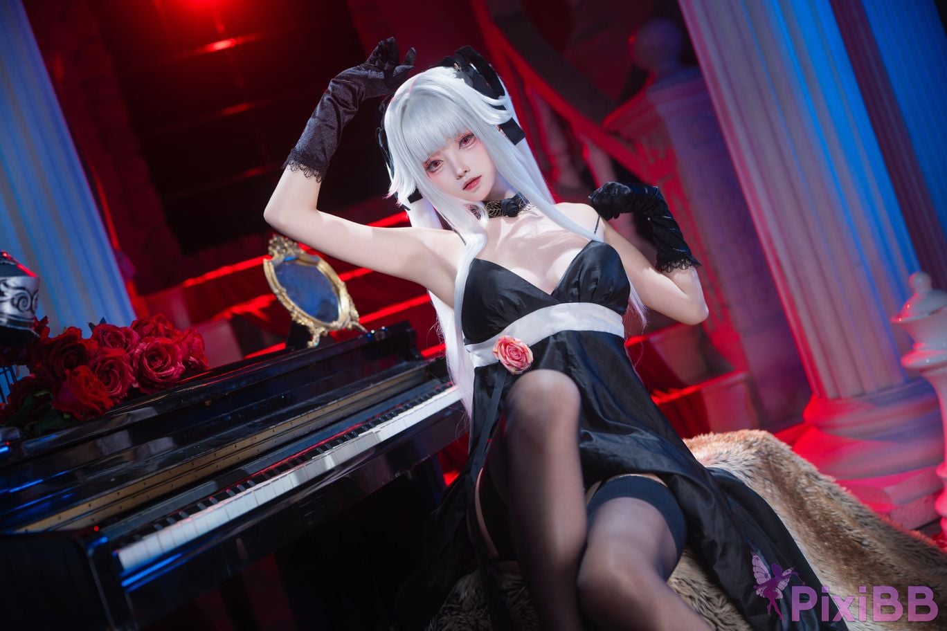 Cosplayer Big roll small Beautiful Girl Wanhua Mirror Bons Mist Branch Dress PixiBB.COM 027
