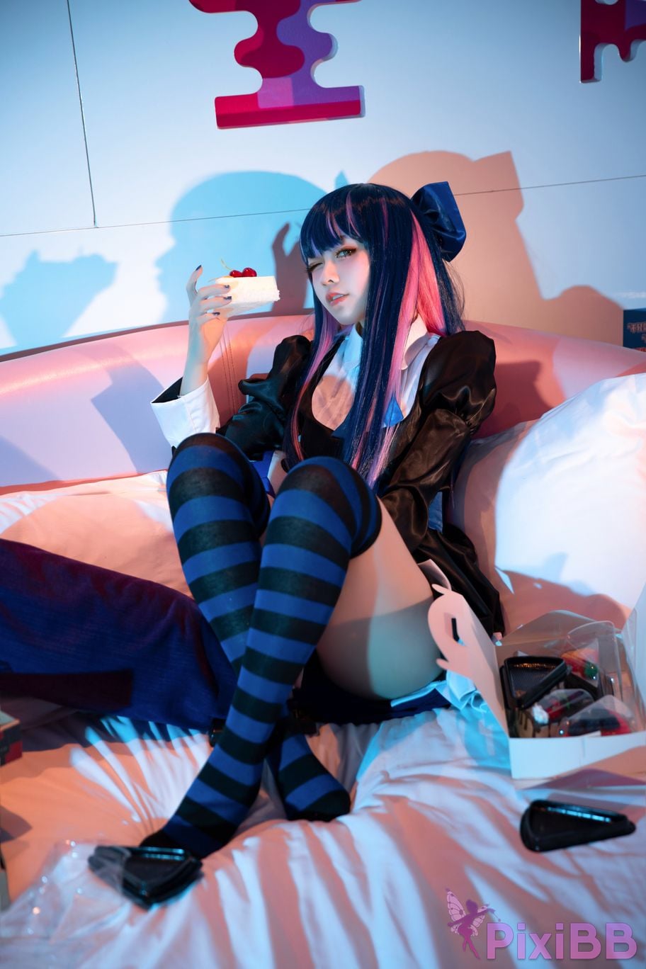 Cosplayer G44 wont get hurt Garter Angel Stork towel PixiBB.COM 003