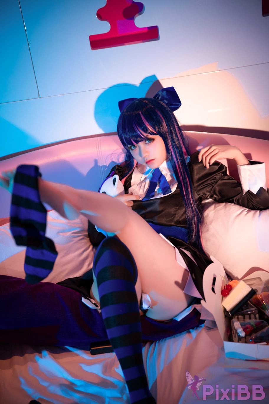 Cosplayer G44 wont get hurt Garter Angel Stork towel PixiBB.COM 004