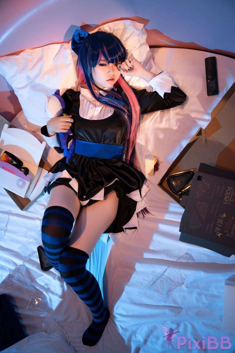 Cosplayer G44 wont get hurt Garter Angel Stork towel PixiBB.COM 008