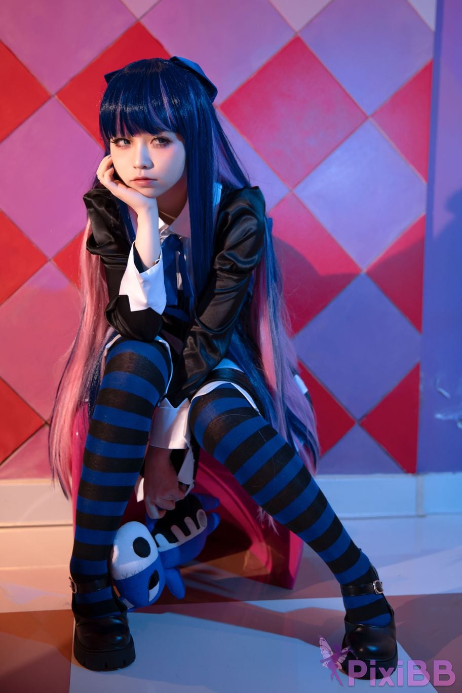 Cosplayer G44 wont get hurt Garter Angel Stork towel PixiBB.COM 009