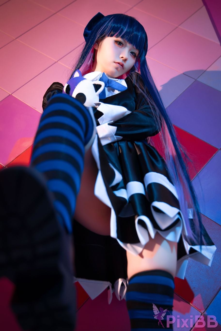 Cosplayer G44 wont get hurt Garter Angel Stork towel PixiBB.COM 013