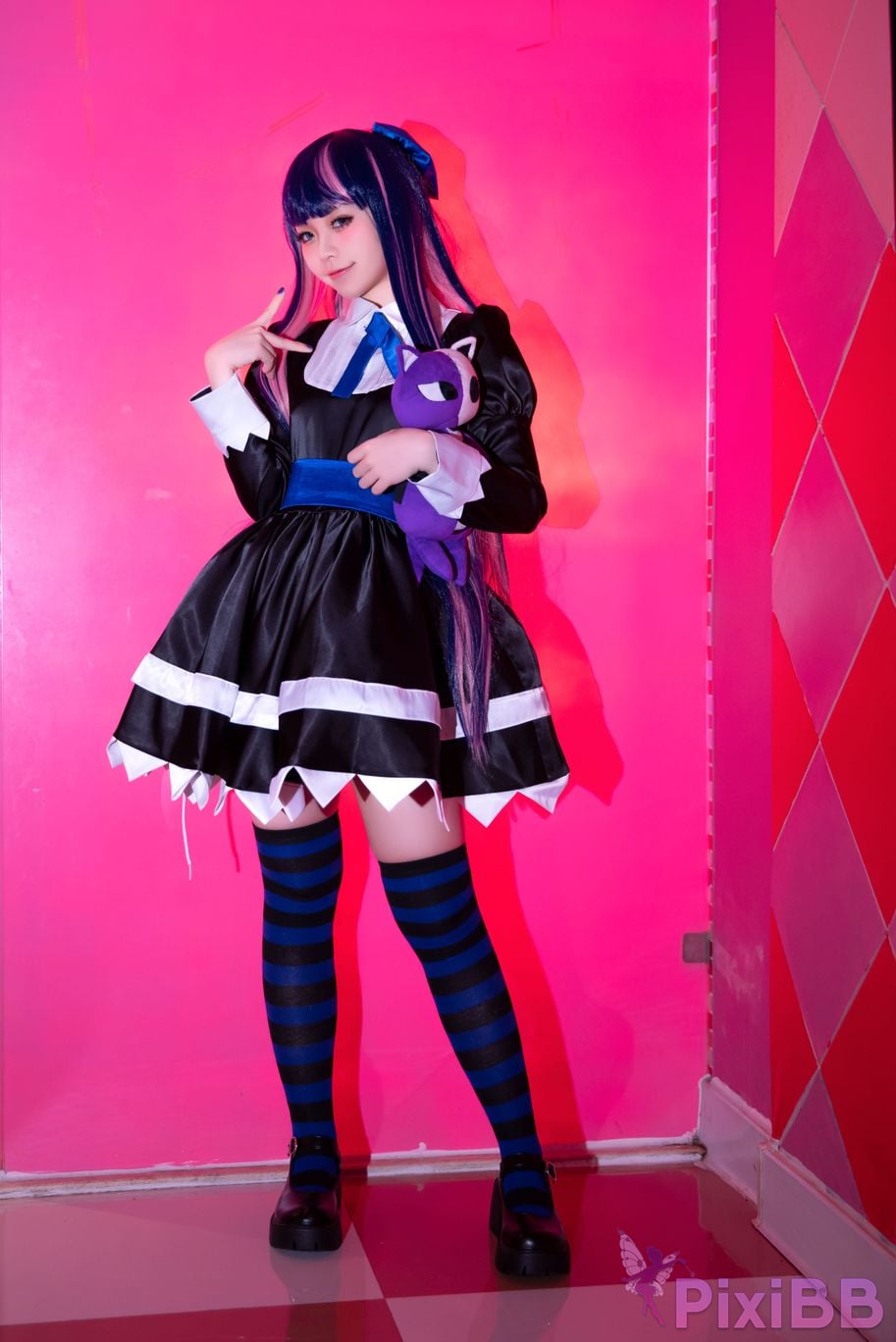 Cosplayer G44 wont get hurt Garter Angel Stork towel PixiBB.COM 017