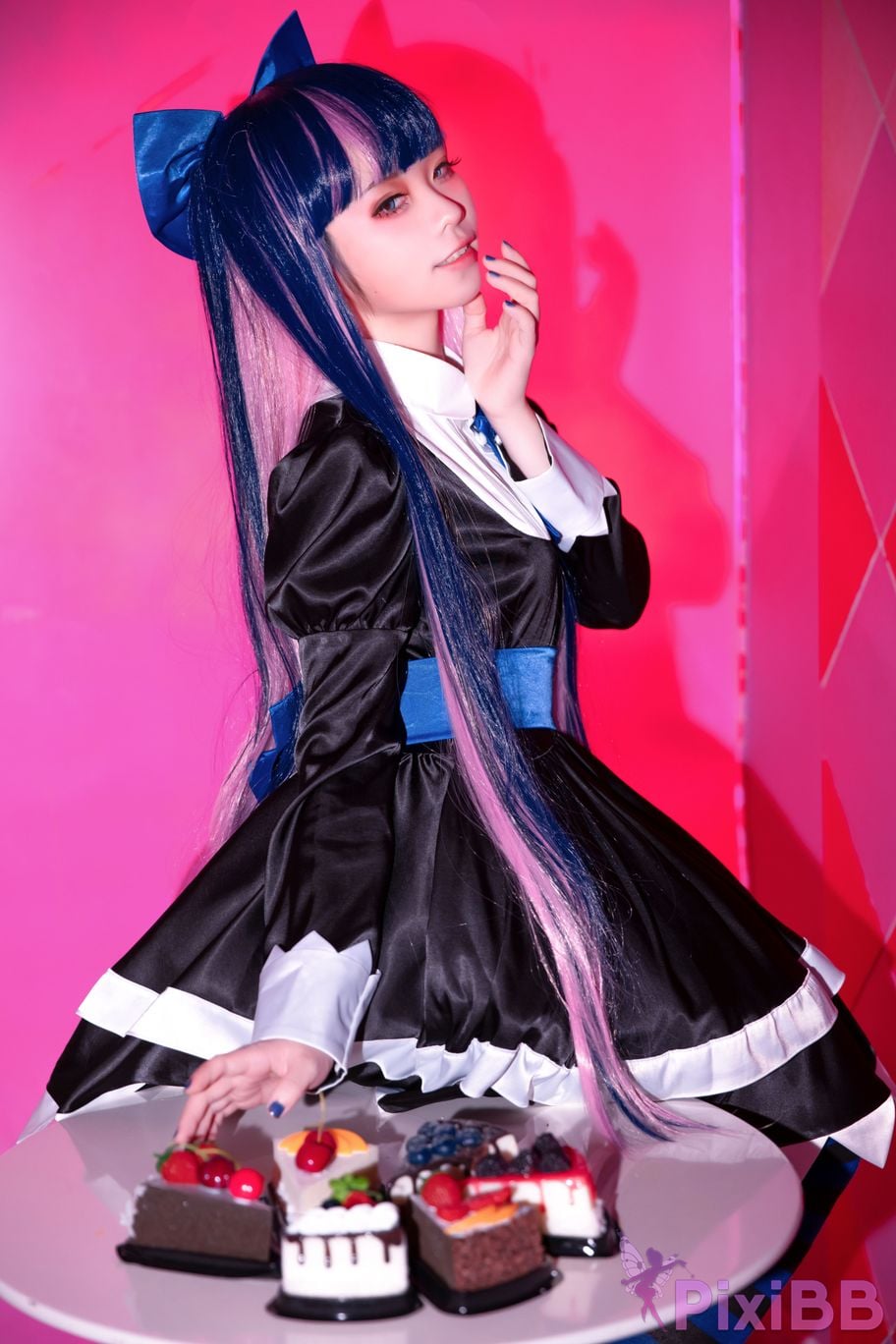 Cosplayer G44 wont get hurt Garter Angel Stork towel PixiBB.COM 020