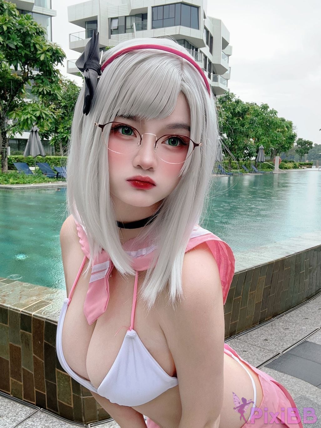 Cosplayer Xiaoyukiko small fish Water Power Neon PixiBB.COM 010