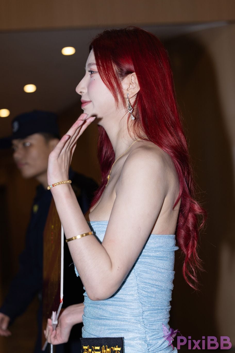 Featured Street Photography Works No.5650 Sweet blue skirt coriander ting PixiBB.COM 070